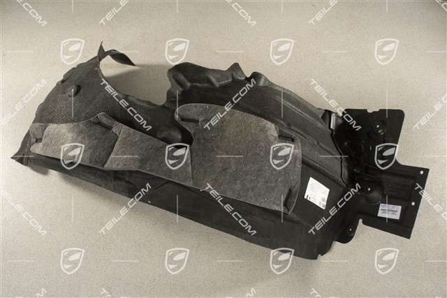Wheel-housing liner, front, rear part, Auxiliary heater, L