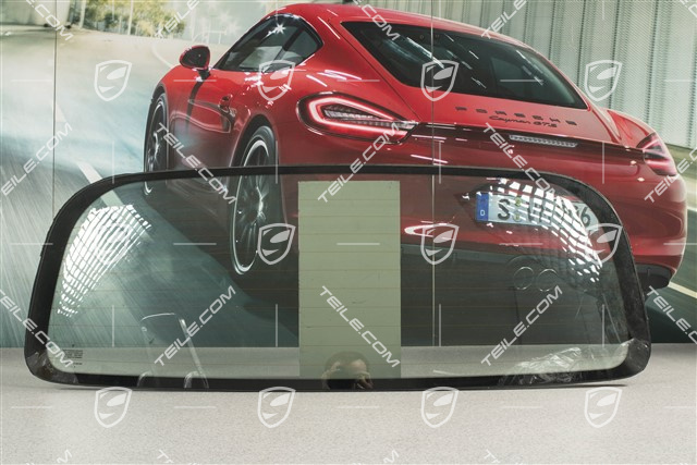 Rear window, convertible top