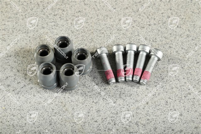 GT3 / GT3RS / GT2RS / Speedster, Brake Rotor Screw Set, central wheel lock GT3 / GT3RS / GT2RS / Speedster, Brake Rotor Screw Set, central wheel lock