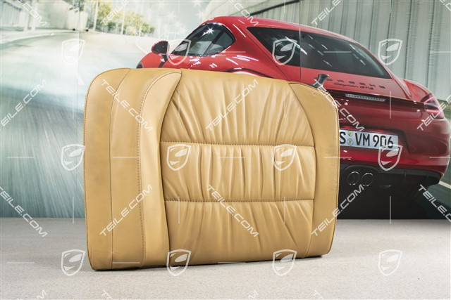 Notsitzrückenlehne, Raffleder, savannabeige, Cabrio, L
