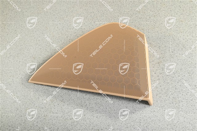 Hintertür, Türverkleidung, Lautsprecherblende / Tiefton-Lautsprecher, Luxorbeige, L