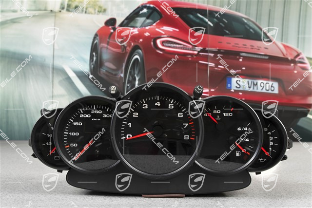 Kombiinstrument, Rallyschwarz, GT2