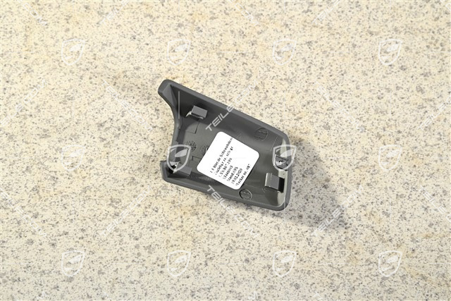 Blenda rączki / uchwytu tapicerki drzwi, górna, szara, R