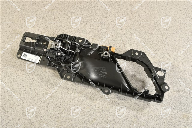 Klamka wewnętrzna drzwi, szara, L