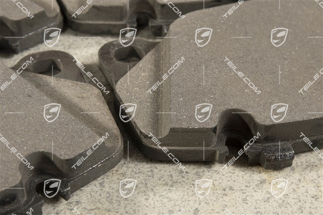 PCCB klocki hamulcowe, Turbo/Turbo S, zestaw, przednia oś, L+R