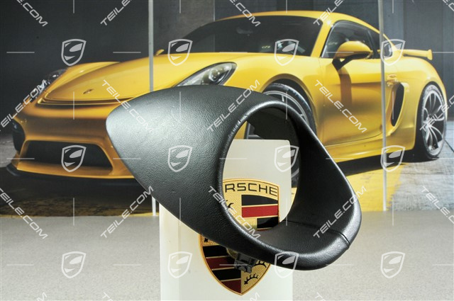 Osłona, część górna, skóra czarna