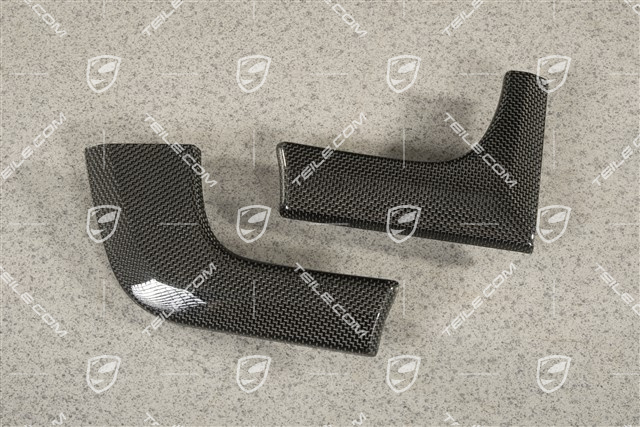 Schalttafelverkleidung Zierleiste Satz, Carbon, Hochglanz / Fahrerseite