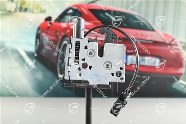 Catch bar / bonnet lock lower part, pedestrain protection standard