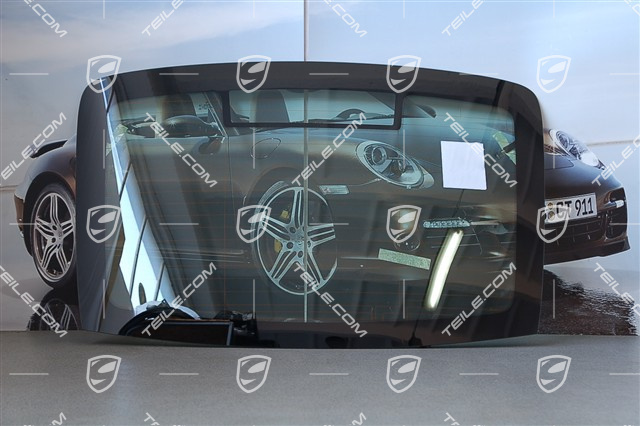 Rear window, without hole for wiper, PCM 2 / PCM 3 main module incl. radio
