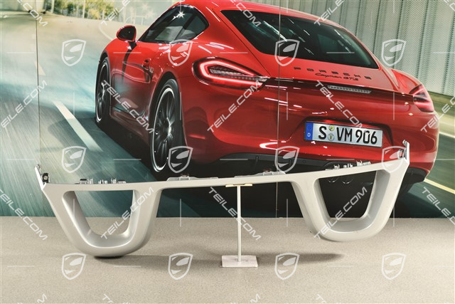 Rollover bar trim, rear part, paintable