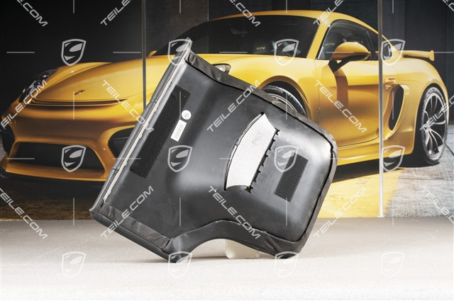 Notsitzkissen, Coupe/Targa, Kunstleder, Schwarz, R