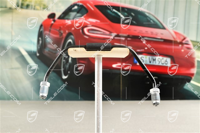 Verbindungsleitung, Festsattel VA Schwarz / Silber, L