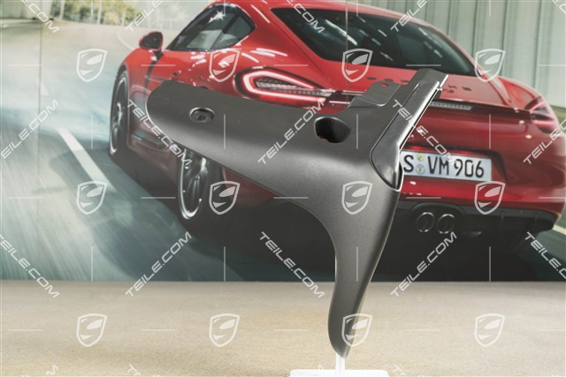 Cover with rubber lip (side panel trim), R