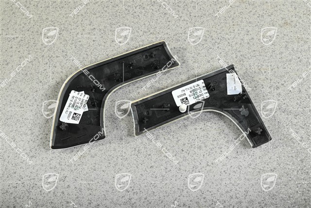 Zierleisten, Set, gebürstetes Aluminium