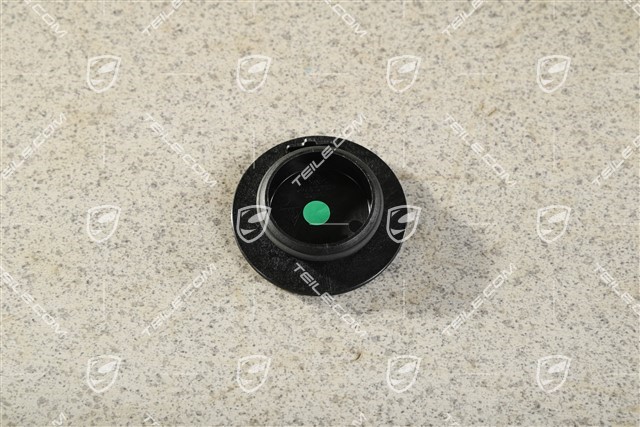 Central locking wheel cap, GT3, Black matte