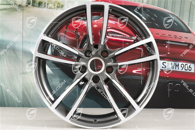 21" Felga Cayenne Turbo, 11J x 21 ET49, Titanium