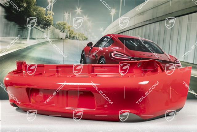 Rear bumper lining, Turbo / Carrera S / Carrera 4S, new + lacquered (guards red 80K)