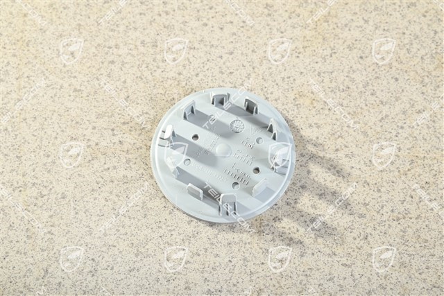 Hub cap, concave, crest monochrome