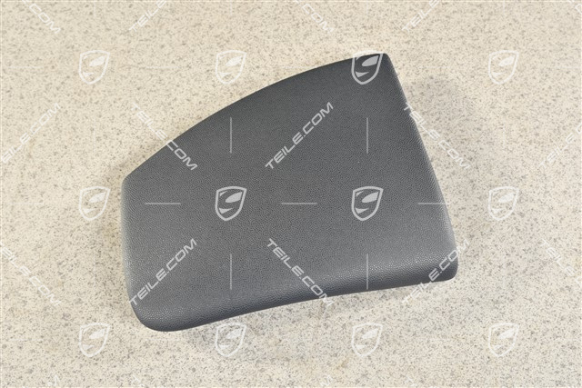 Blende vorne, obere Mittekonsole, Kunstleder, Metropolblau, L