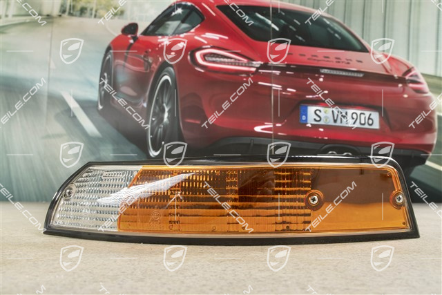 Lichtscheibe für Blinkleuchte, Rand schwarz, L