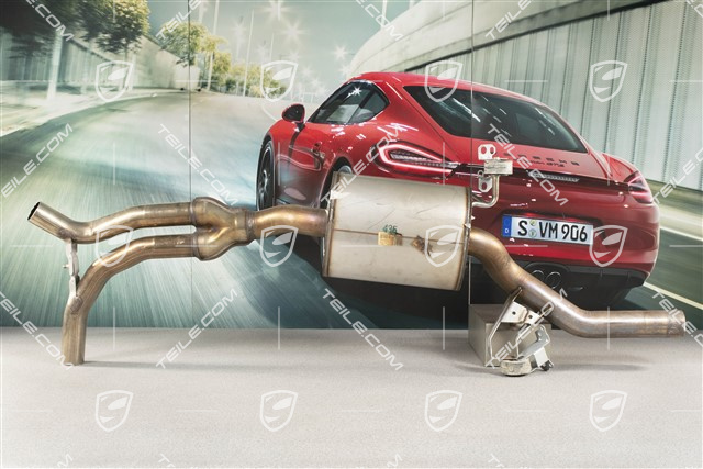 Tłumik środkowy, sportowy układ wydechowy, 2.0 L