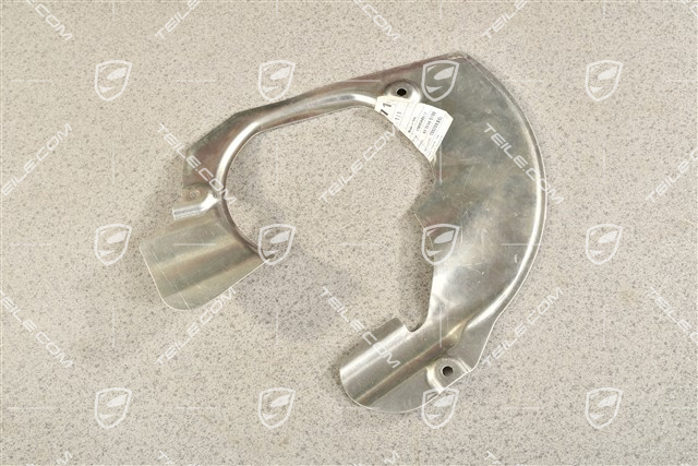 Front axle disc brake protective plate, L
