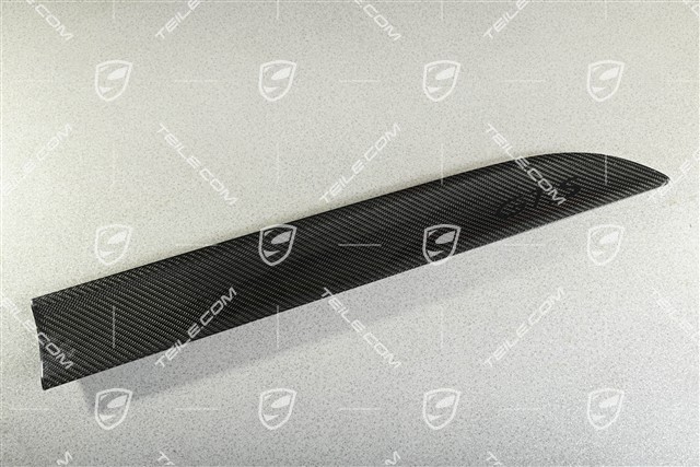 Blenda zewnętrzna drzwi przednich, Carbon-Czarny połysk, R