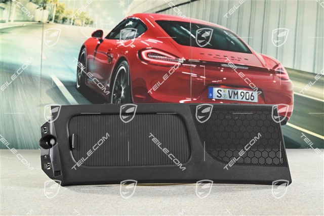 Abdeckung mit rollo für Ablagefach / Handschuhfach / Handschuhkasten, hinten, Schwarz, R