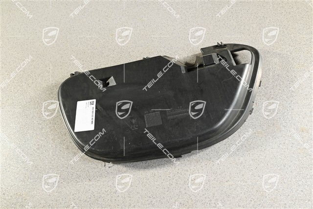 GTS, Air duct / guide, Satin black, L