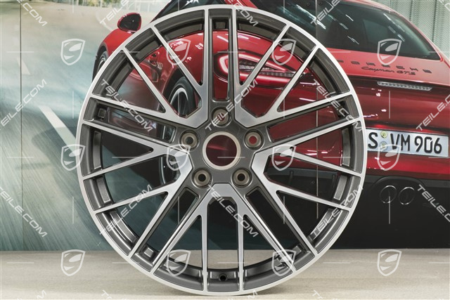 20-inch wheel rim Turbo V, 8,5J x 20 ET40, Titan