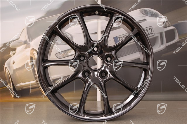 19" Komplet felg GT3, 8,5J x 19 ET53 + 12J x 19 ET68, czarne