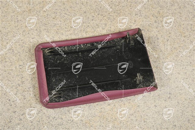 Cover Ashtray, Leatherette, Magenta