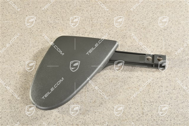 Seat Trim Panel Seat Hinge Cover, Black-Grey, L