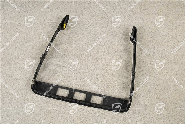 Trim, Centre console, aluminium satin finish