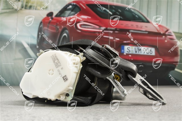 Sicherheitsgurt, seat belt, black, front, L