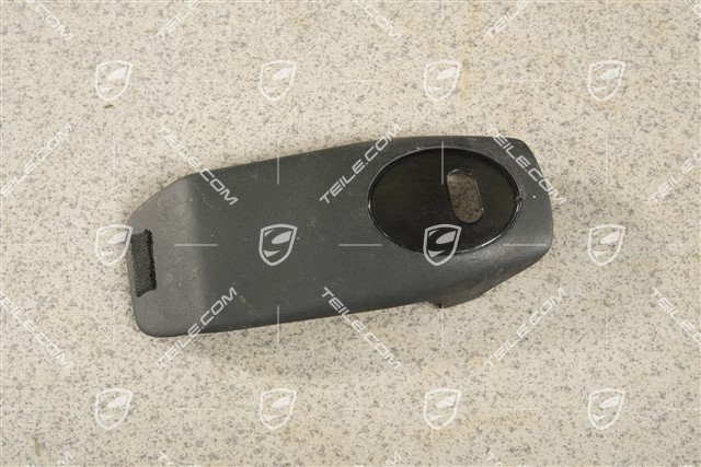 Abdeckung, Leuchte, Leder, Schwarz