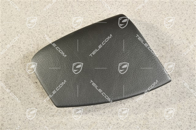 Osłona boczna konsoli środkowej, skóropodobna, Czarna, R