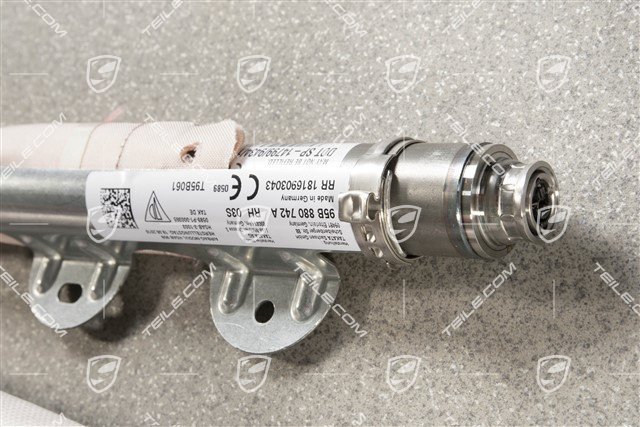 Curtain airbag unit, top (roof lining), R