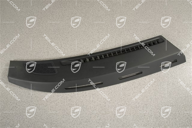 Dashboard defroster trim / cover, Black, R