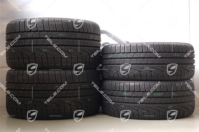 19" Winterräder Satz, 911 Turbo II, Felgen 8J x 19 ET57 + 11J x 19 ET51, Reifen 235/35 R19 + 295/30 R19, mit RDK-Sensore