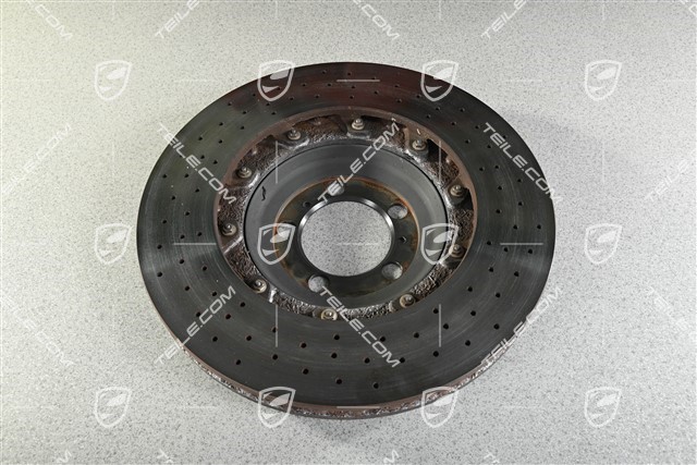 PCCB Ceramic brake disc, GT3/GT3RS/GT2RS, damaged, L