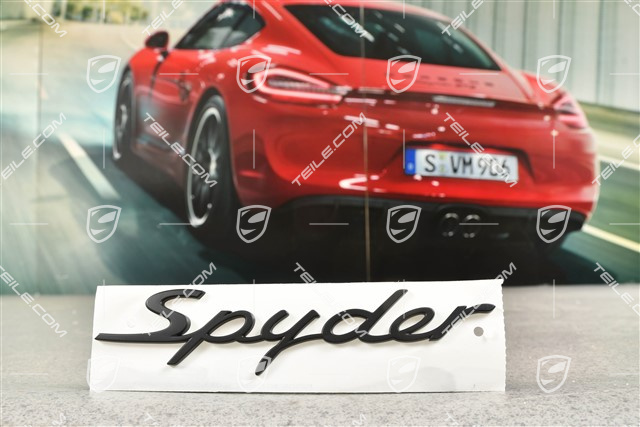 Emblemat "Spyder" Czarny