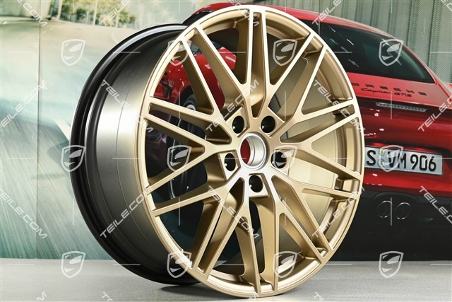21-inch wheel rim set Cayenne RS Spyder Design, 11J x 21 ET49 + 9,5J x 21 ET46, neodyme