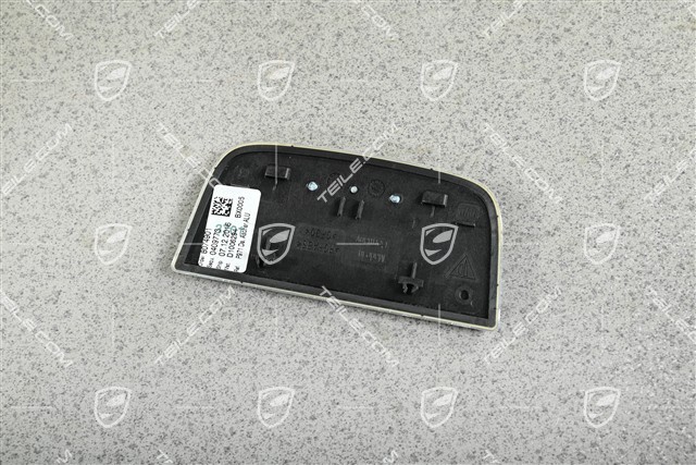Blende, gebürstetes Aluminium