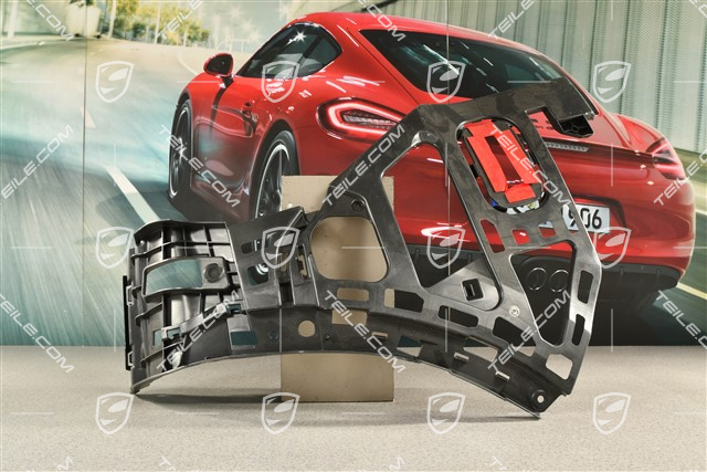 Holding / support rail / guide, rear bumper, R