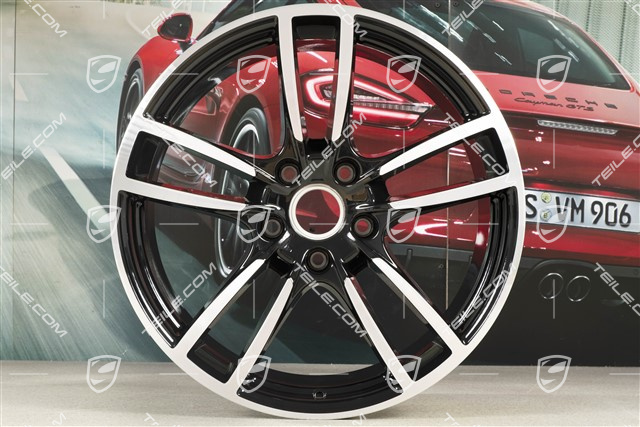 20-inch wheel rim, Cayenne Sport, 10,5J x 20 ET55, black high gloss