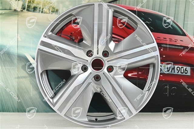 22-inch Macan Exclusive Design wheel rim set, 9J x 22 ET29 + 11J x 22 ET47