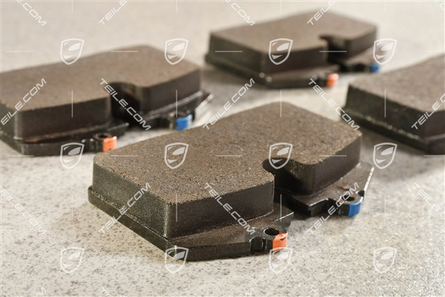 Brake pads, rear axle