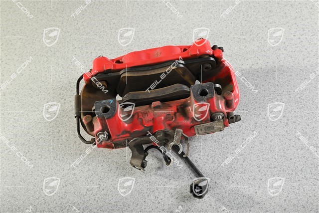 Red fixed caliper, rear axle, R