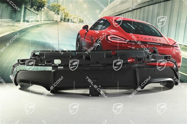 Lower bumper trim/diffuser, rear, Sport Design/GTS/electric tow bar